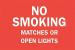 4GJ07 - No Smoking Sign, 14 x 20In, WHT/R, ENG, Text Подробнее...