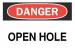 4GJ81 - Danger Sign, 7 x 10In, R and BK/WHT, ENG Подробнее...