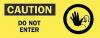 4GL32 - Caution Sign, 7 x 17In, BK/YEL, ENG, SURF Подробнее...