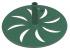 4HUW7 - Outdoor Umbrella Base, Round, Green Подробнее...