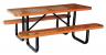 4HUX1 - Picnic Table, Rectangular, Brown Подробнее...