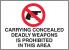 4MM58 - Warning Sign, 10 x 14In, R and BK/WHT, ENG Подробнее...