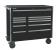 4NFK8 - Rolling Cabinet, 46 W, 11 Drawer, Black Подробнее...