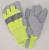 4NHE9 - Leather Palm Gloves, Hi-Vis Lime, S, PR Подробнее...