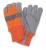 4NHF6 - Leather Palm Gloves, Hi-Vis Orange, L, PR Подробнее...