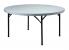 4NHN3 - Folding Table, Round Poly, 60 In Подробнее...