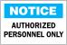 1M054 - Notice Sign, 10 x 14In, BL and BK/WHT, ENG Подробнее...