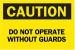 1K933 - Caution Sign, 7 x 10In, BK/YEL, ENG, Text Подробнее...