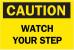 1M096 - Caution Sign, 10 x 14In, BK/YEL, AL, ENG Подробнее...