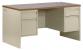 4WYP6 - Desk, Double Pedestal, Medium Oak, Putty Подробнее...
