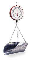 4VG63 Mechanical Hanging Scale, Dial, 7 In. L
