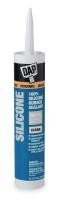 5A463 Silicone Rubber Sealant, Clear, 10.1 oz.