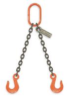 5A561 Chain Sling, G80, DOS, Aly Stl, 6-1/2 ft L