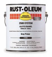 5AB45 2500 Alkyd Enamel Primer, Gray, 1 gal.