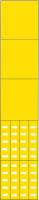 5ACH8 Pipe Marker, (Blank), Yel, 3/4 In or Less