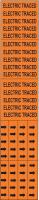 5ACY0 Pipe Marker, Electric Traced, Ong, to3/4 In