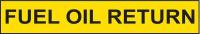 5ADA1 Pipe Mrkr, Fuel Oil Return, 2-1/2to7-7/8In