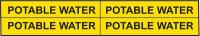 5ADP2 Pipe Markr, Potable Water, Y, 3/4to2-3/8 In