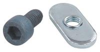 5AEZ4 SHCS &amp; EconomyT-Nut, For 45 Series, Pk 15