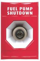 5AFP2 Fuel Pump Shutdown Push Button, Red