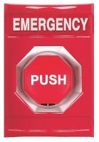 5AFP3 Emergency Push Button, Mushroom, Red, ADA