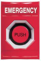 5AFP7 Emergency Push Button, Illuminated, Red