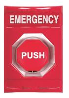 5AFP9 Emergency Push Button, Timer, Red, ADA