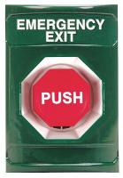 5AFR7 Emergency Exit Push Button, Green