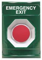 5AFR8 Emergency Exit Push Button, Touch, Green