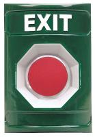 5AFR9 Exit Push Button, Touch, Green