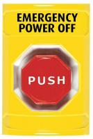 5AFT5 Emergency Power Off Push Button, Yellow