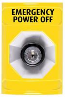 5AFT7 Emergency Power Off Button, Key, Yellow