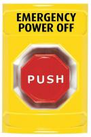 5AFT9 Emergency Power Off Push Button, Yellow
