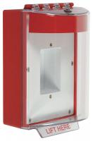 5AFY3 Pull Station Cover With Horn, Backbox, Red