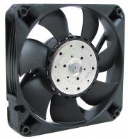 5AFZ9 Axial Fan, 12VDC, 4-11/16In H, 4-11/16In W