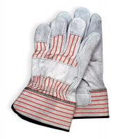 5AJ40 Leather Gloves, Red Striped, S, PR