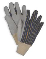 5AJ42 Leather Gloves, Blue/Gray, S, PR