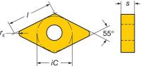 5ATC3 Carbide Turning Insert, DNMG 443-61 4225