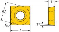 5ATH6 Turning Insert, SCMT 3(2.5)2-UM 1115