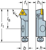 5AYR2 CoroTurn 107 Turning Tool, STTCR08CA-09