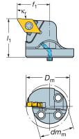 5AYY0 CoroTurn TR Turning Tool, TR-SL-D13UCL-25