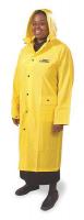 5AZ31 Raincoat with Detachable Hood, Yellow, L