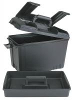 5AZC7 Dry Storage Box, L 17 3/4, W 10 1/2, Black