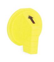 5B432 Selector Switch Knob, Lever, Yellow, 30mm