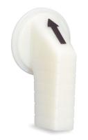 5B442 Switch Knob, Extended Lever, White, 30mm