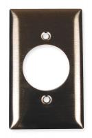 5C268 Stainless Wallplate, Silver