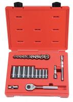 5C858 Socket Set, Std/Deep, 6 Pt, 22 Pc