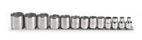 5C872 Socket Set, Std, SAE, 3/8Dr, 6Pt, 13 Pc