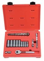 5C875 Socket Set, Std/Deep, 12 Pt, 22 Pc