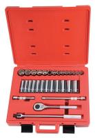 5C896 Socket Set, Std/Deep, SAE, 1/2Dr, 30Pc